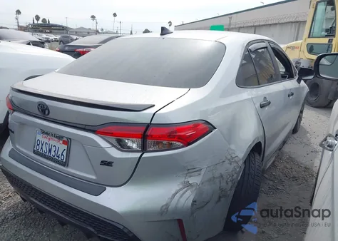 2021 Toyota Corolla Se Nightshade Edition z USA, uszkodzony, nr VIN 5YFS4MCE4MP097307